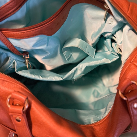 Mominside Convertible Diaper Bag Backpack Brown Vegan Leather Cooler Pockets - Picture 9 of 16